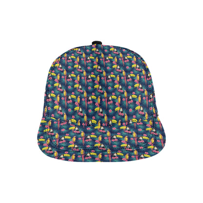 Toucan Parrot Design Snapback Cap