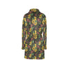 Sunflower Print Design LKS303 Women's Fleece Robe