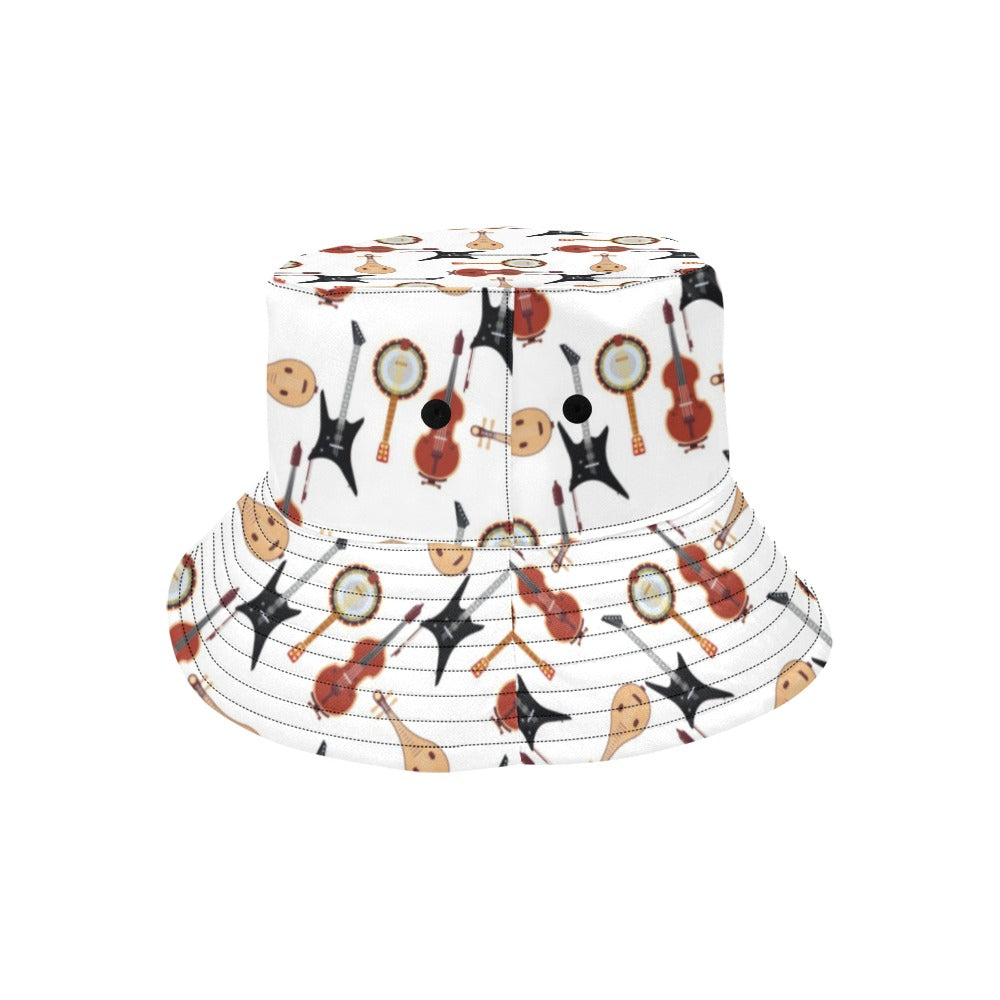 Banjo Print Design LKS403 Unisex Bucket Hat