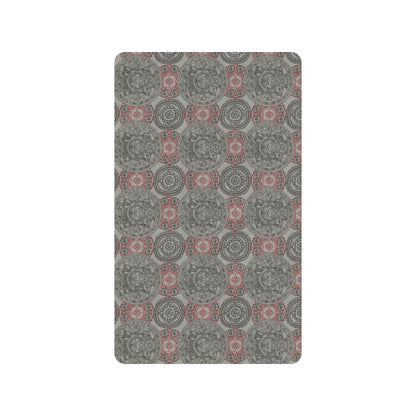 Calendar Aztec Style Print Pattern Rubber Doormat