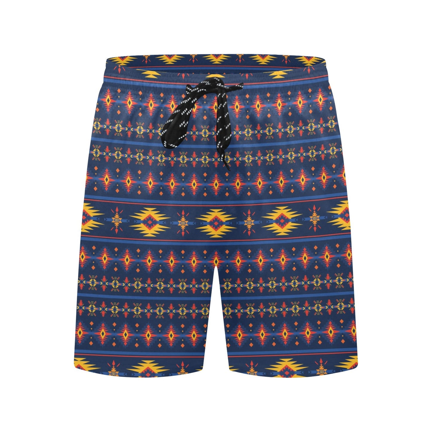 Southwest Pattern Print Design LKS306 Men's Swim Trunks Beach Shorts