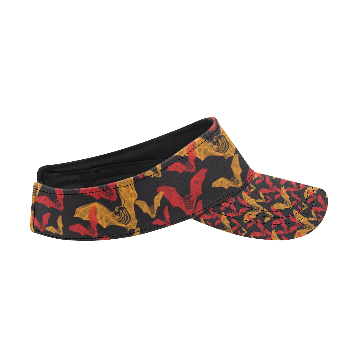 Bat Pattern Print Design 01 Unisex Sun Visor