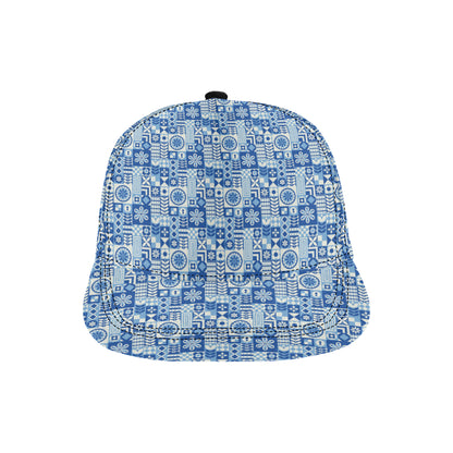 Swedish Print Pattern Snapback Cap
