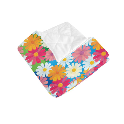Daisy Pattern Print Design DS05 Premium Quilt