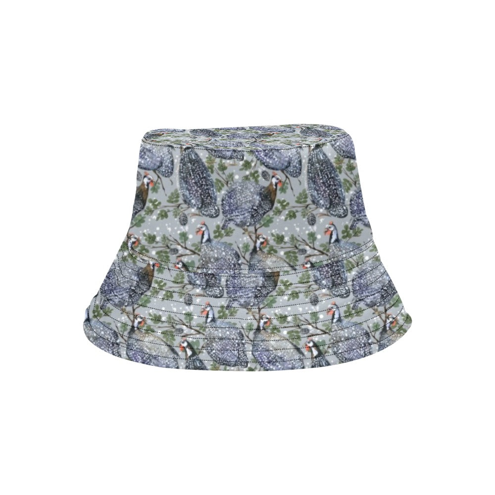 Guinea Fowl Print Design LKS402 Unisex Bucket Hat