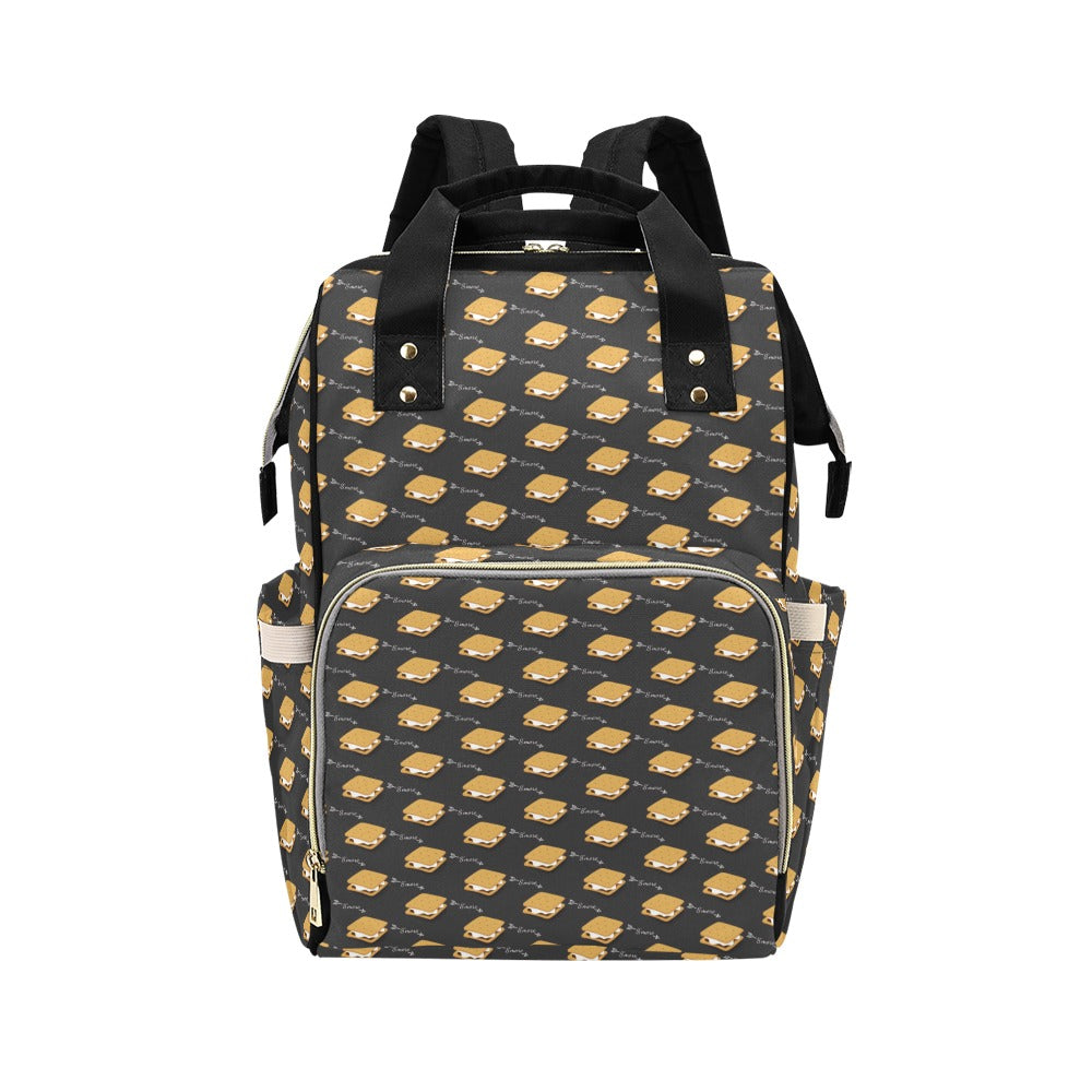 S_Mores Print Design LKS301 Diaper Bag Backpack