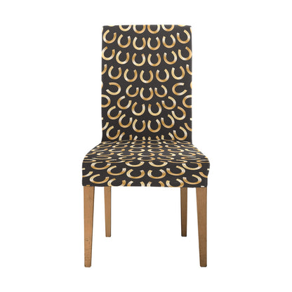 Horseshoe Print Design LKS304 Dining Chair Slipcover