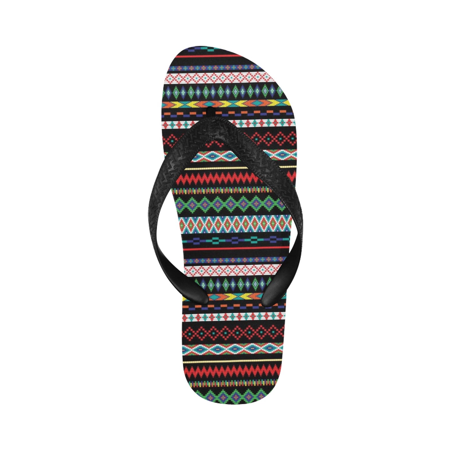 Southwest Pattern Print Design LKS302 Flip Flops