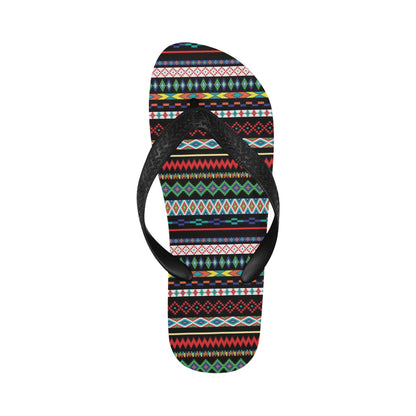 Southwest Pattern Print Design LKS302 Flip Flops