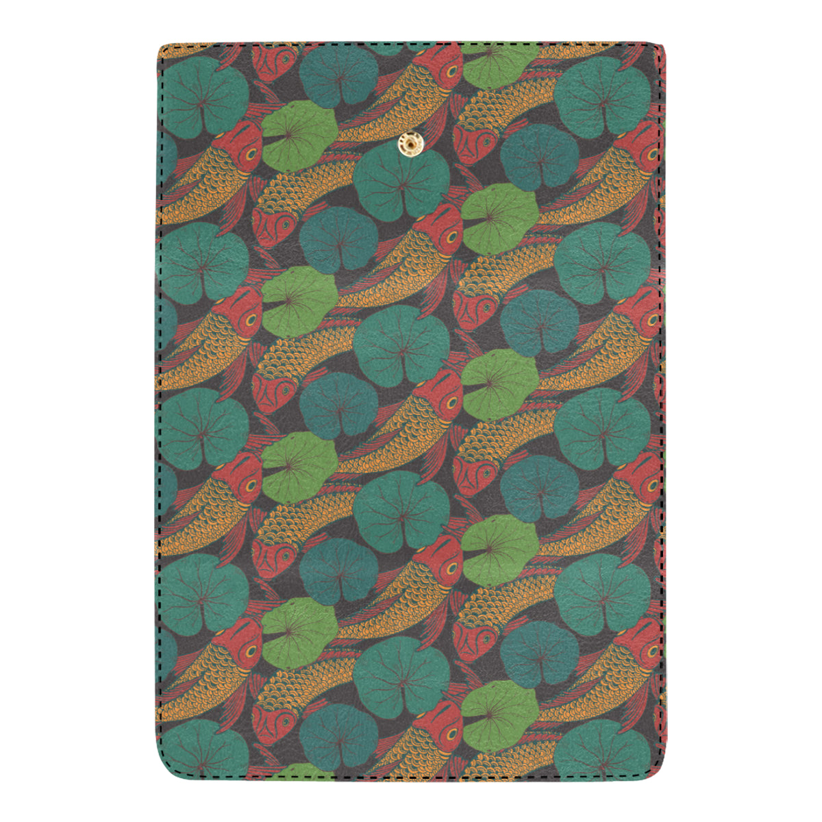 KOI Fish Pattern Print Design 01 Women's Trifold Wallet