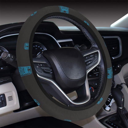 Totem Print Design LKS304 Steering Wheel Cover with Elastic Edge