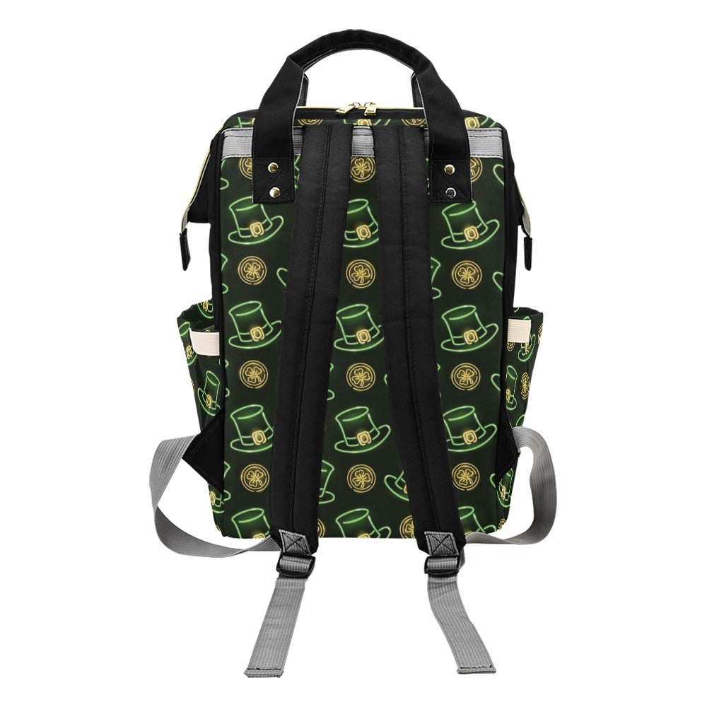 St Patricks Day Print Design LKS308 Diaper Bag Backpack