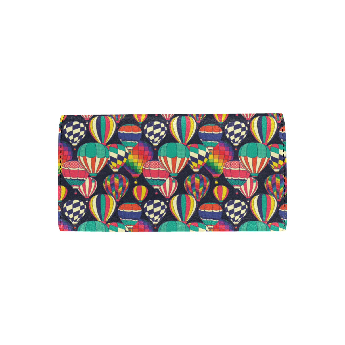 Ballon Pattern Print Design 02 Women's Trifold Wallet