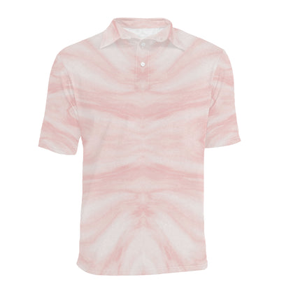 Marble Pattern Print Design 03 Men Polo Shirt