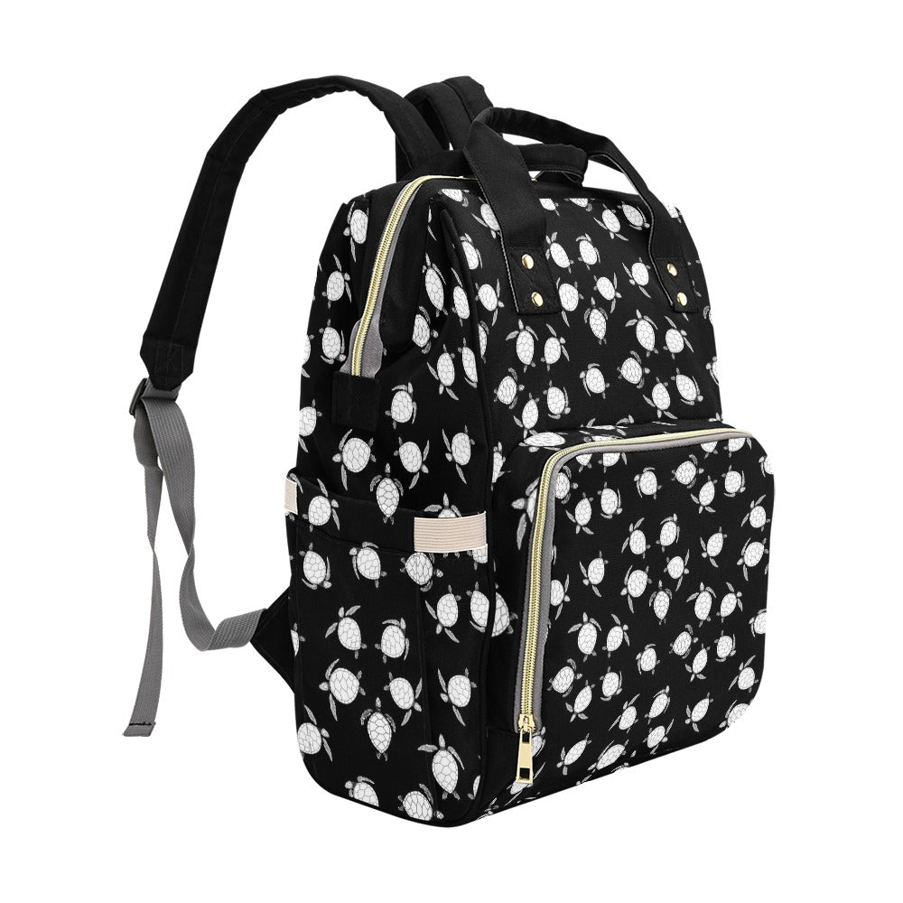 Sea Turtle Print Design LKS303 Diaper Bag Backpack