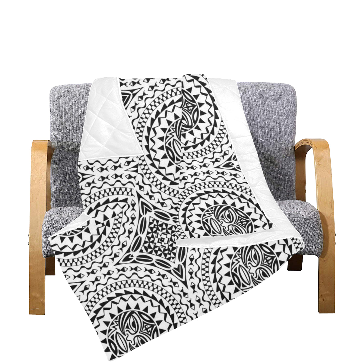 Polynesian Tribal Mask Premium Quilt