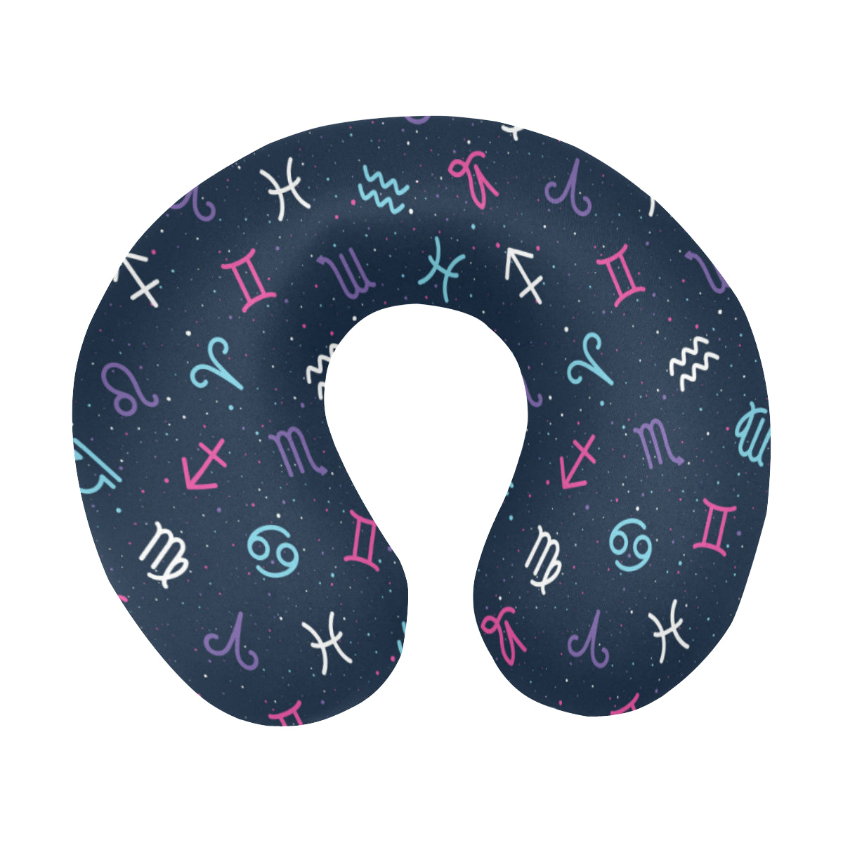 Constellation Pattern Print Design 04 U-Shaped Travel Neck Pillow