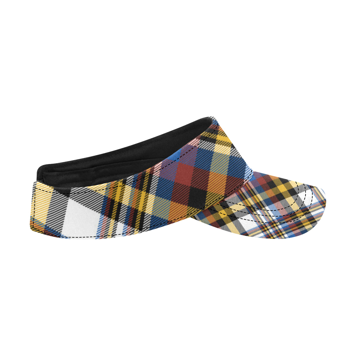 Madras Pattern Print Design 01 Unisex Sun Visor