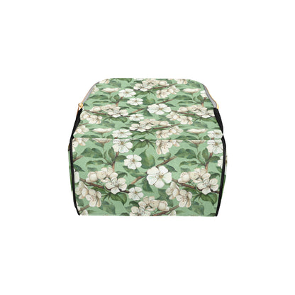 Apple blossom Pattern Print Design AB02 Diaper Bag Backpack