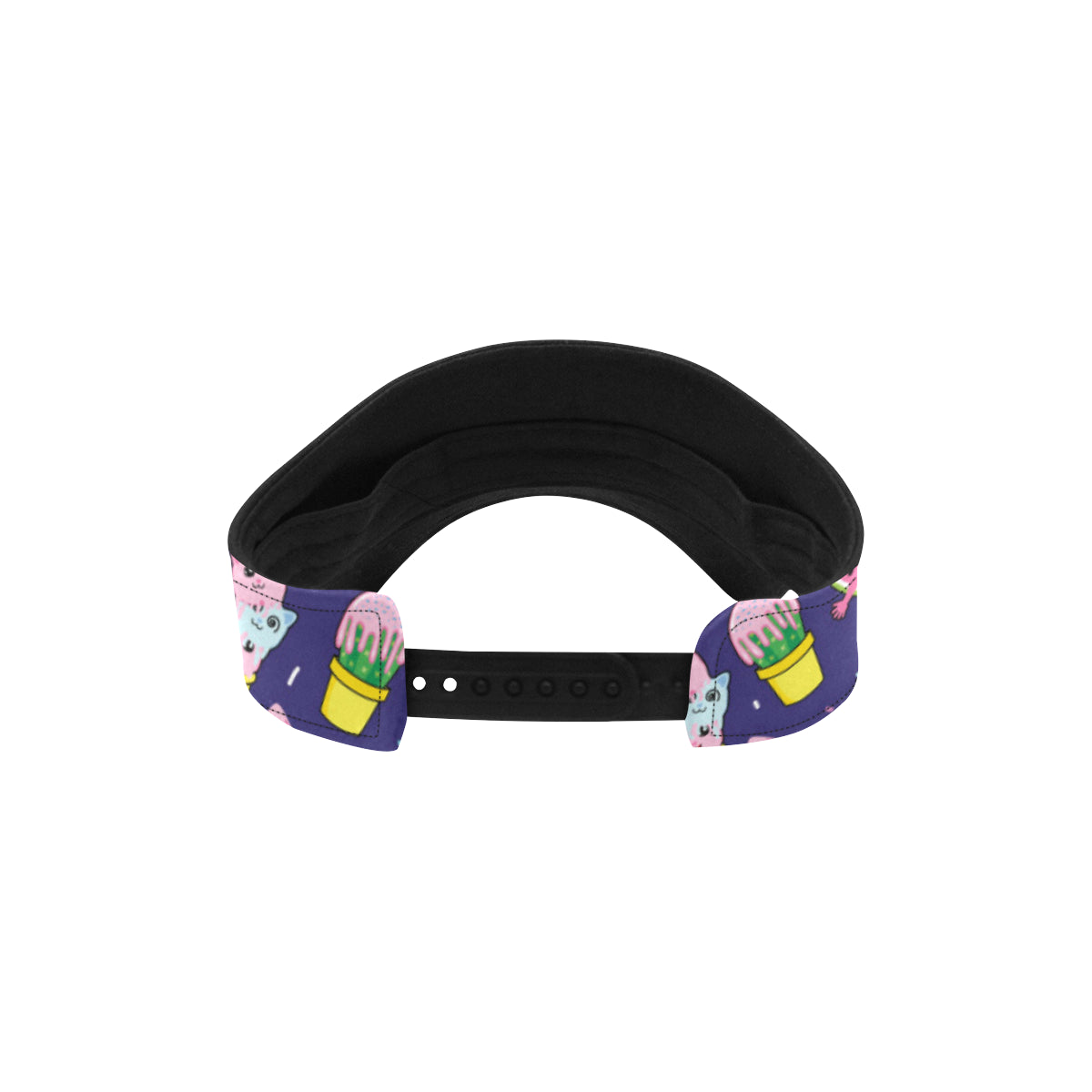 Narwhal Cute Pattern Print Design 02 Unisex Sun Visor