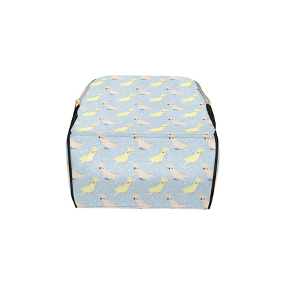 Cockatiel Pattern Print Design 03 Diaper Bag Backpack