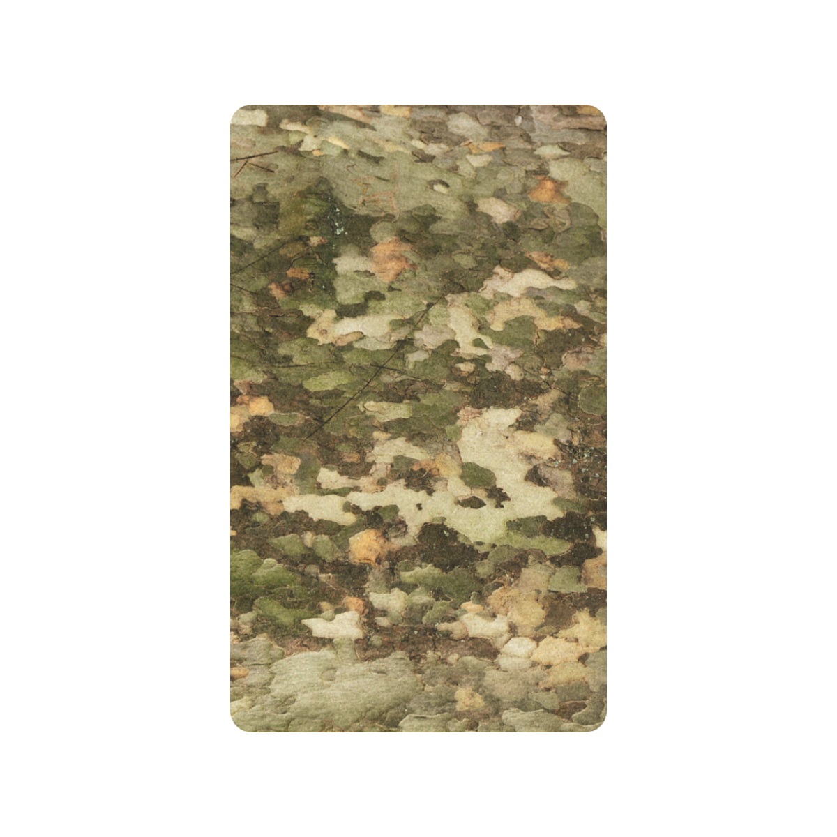 Camo Realistic Tree Texture Print Rubber Doormat