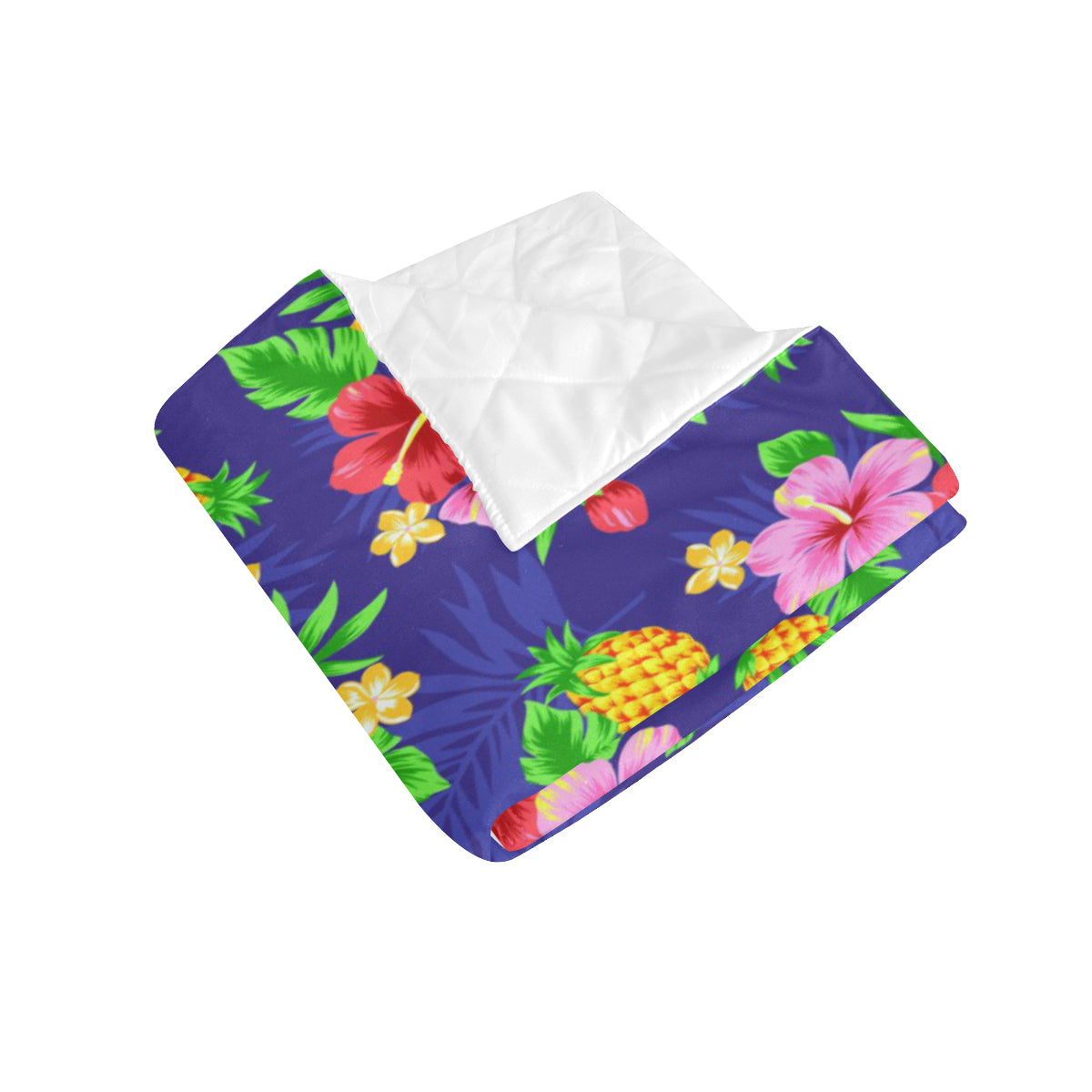 Hawaiian Themed Pattern Print Design H05 Premium Quilt