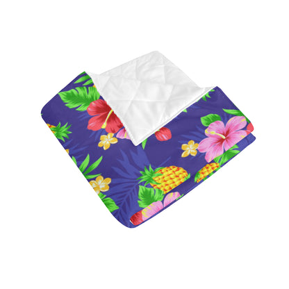 Hawaiian Themed Pattern Print Design H05 Premium Quilt