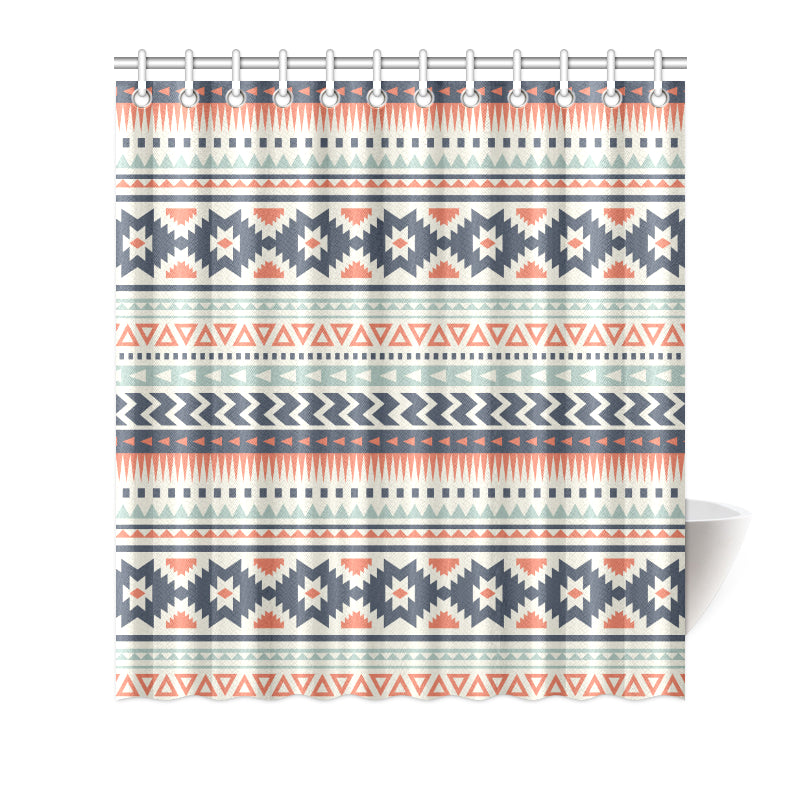 Tribal Aztec vintage pattern Shower Curtain