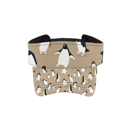Penguin Pattern Print Design A01 Unisex Sun Visor