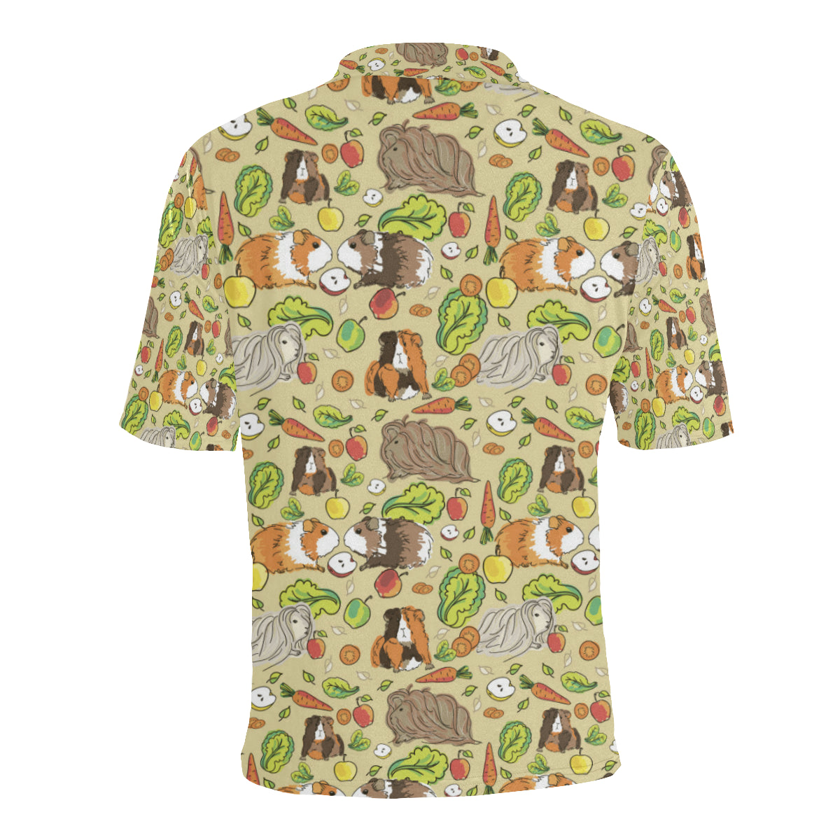 Guinea Pig Pattern Print Design 02 Men Polo Shirt