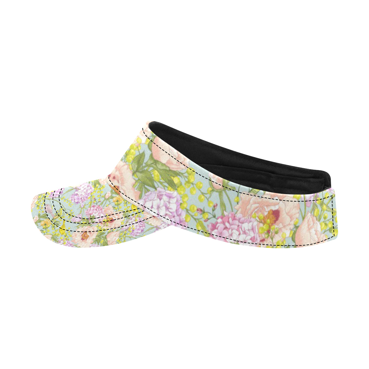 Hydrangea Pattern Print Design HD02 Unisex Sun Visor