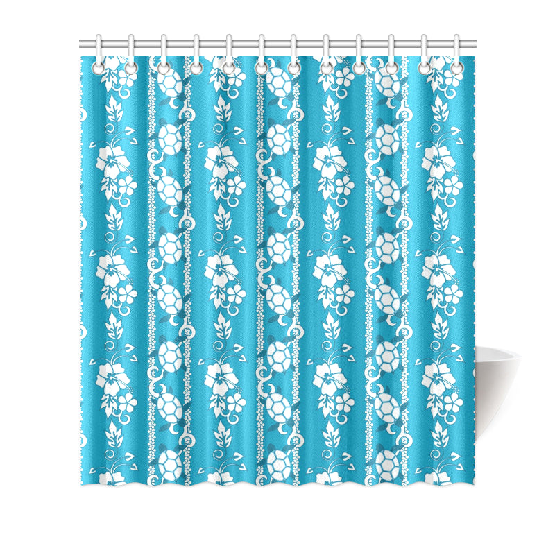 Hawaiian Themed Pattern Print Design H025 Shower Curtain