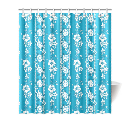 Hawaiian Themed Pattern Print Design H025 Shower Curtain