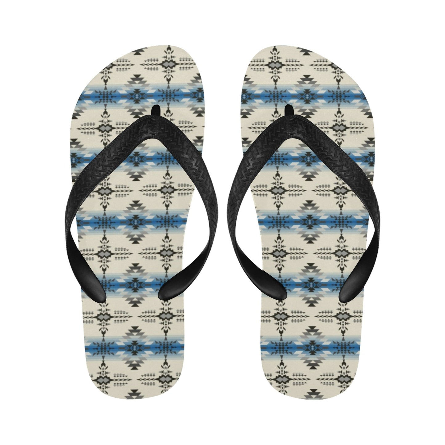 Southwest Pattern Print Design LKS304 Flip Flops