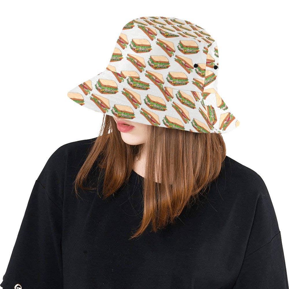 Sandwich Print Design LKS302 Unisex Bucket Hat