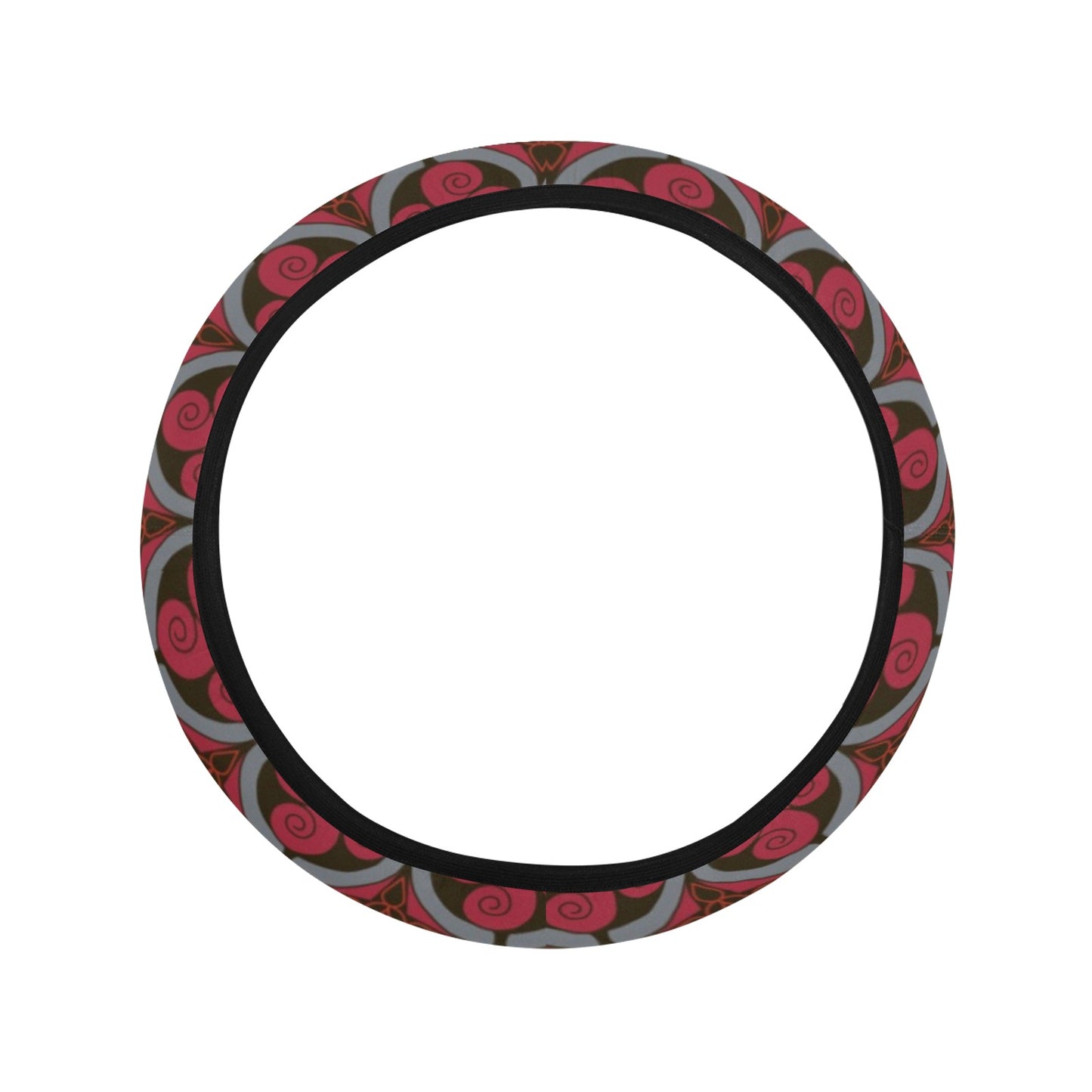 Vikings Print Design LKS301 Steering Wheel Cover with Elastic Edge
