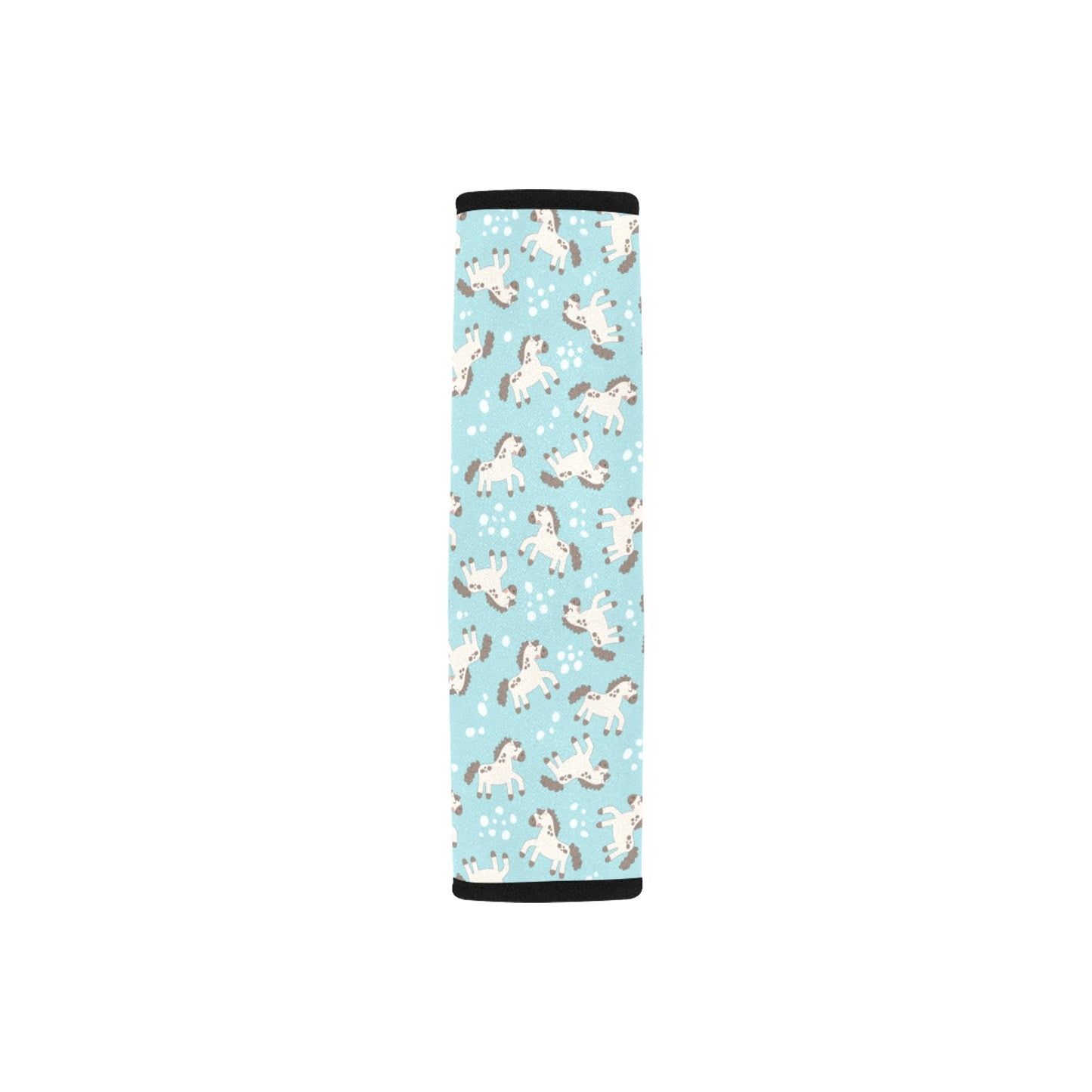 Horse Cute Print Design LKS306 Car Seat Belt Cover