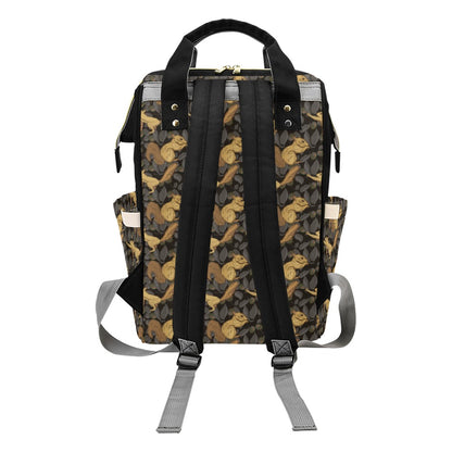 Squirrel Print Design LKS309 Diaper Bag Backpack