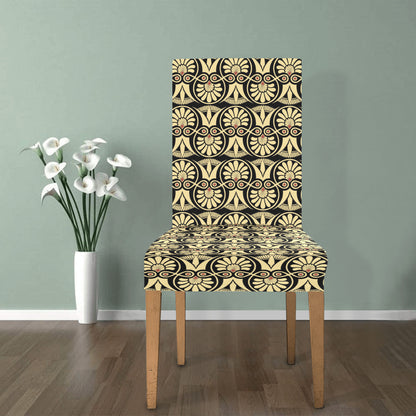 Ancient Greek Print Design LKS3014 Dining Chair Slipcover