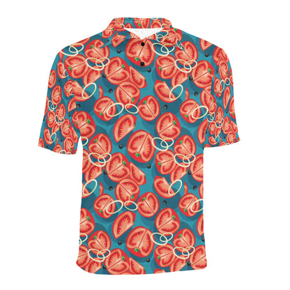 Tomato Print Design LKS301 Men Polo Shirt
