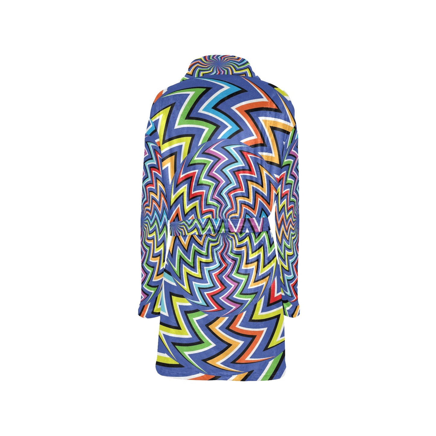 Optical illusion Pattern Print Design A02 Women's Fleece Robe