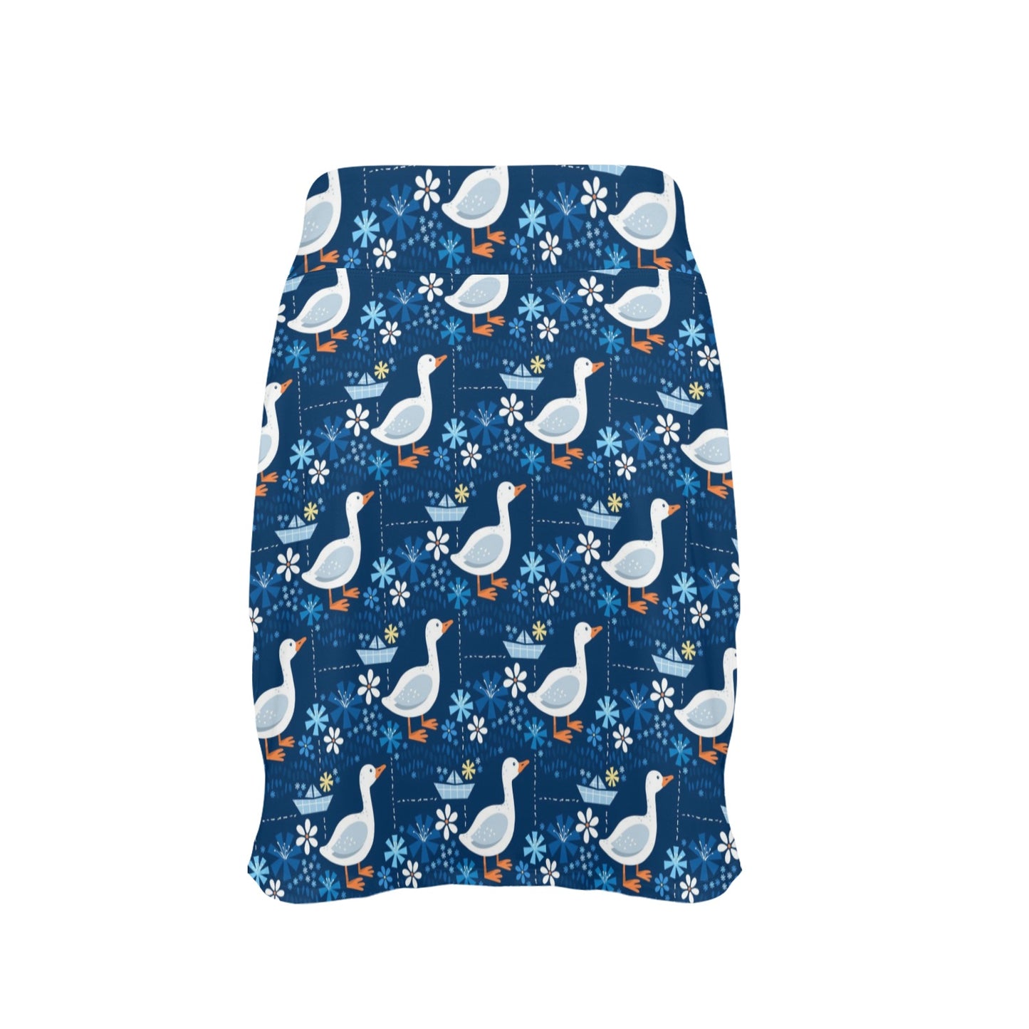 Goose Print Design LKS405 17" Golf & Pickleball Skort with Pockets