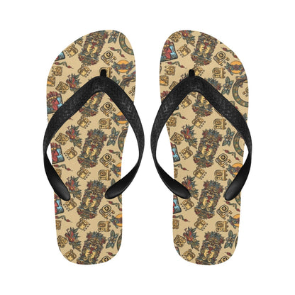 Totem Print Design LKS305 Flip Flops