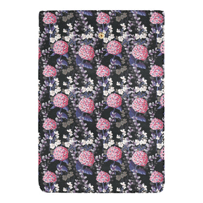Hydrangea Pattern Print Design HD04 Women's Trifold Wallet