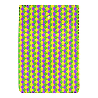 Mardi Gras Pattern Print Design 01 Women's Trifold Wallet