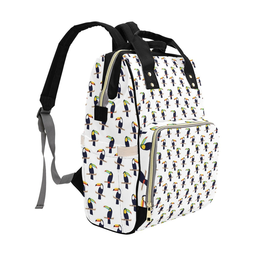 Toucan Print Design LKS305 Diaper Bag Backpack