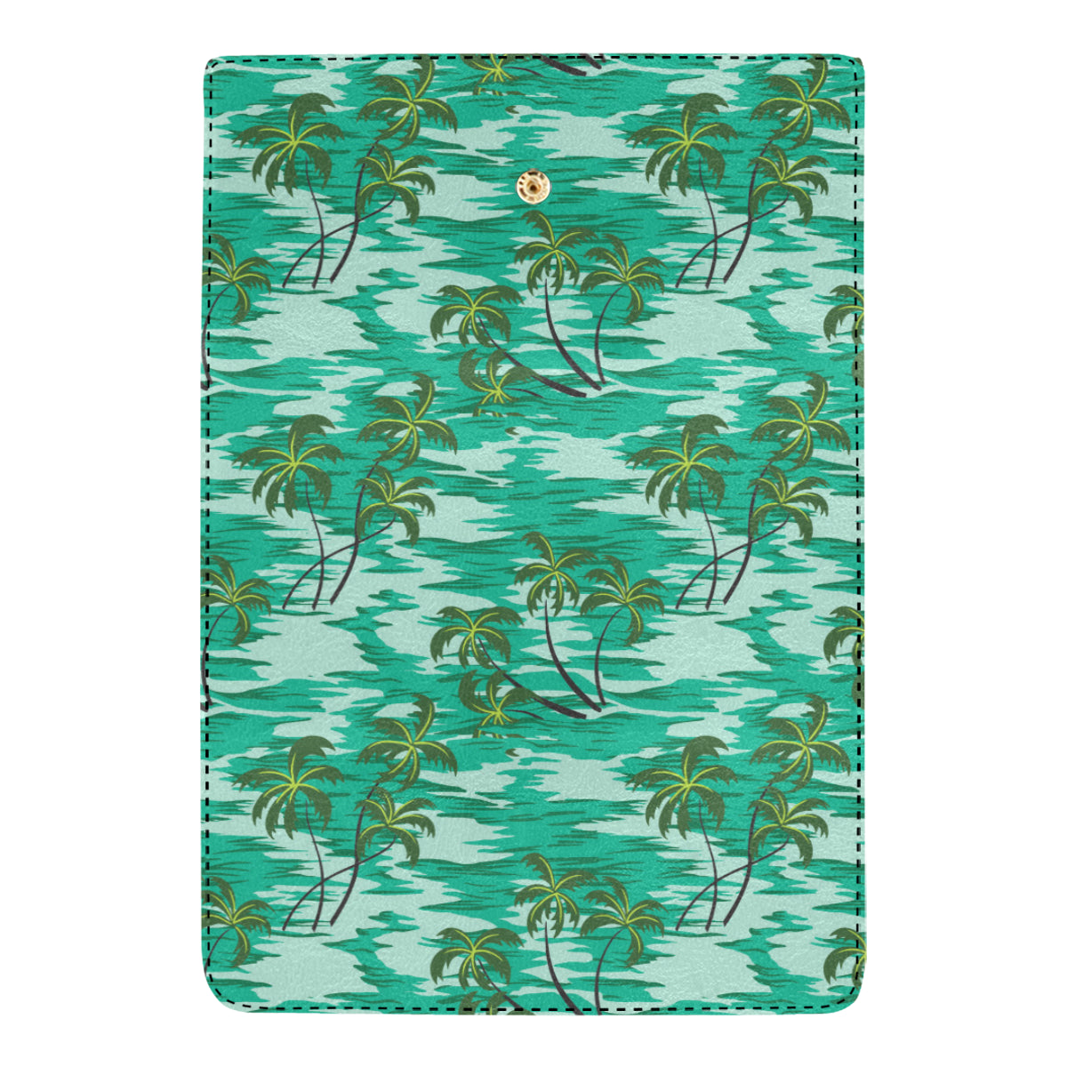 Palm Tree Pattern Print Design A01 Women's Trifold Wallet