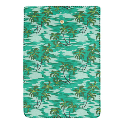 Palm Tree Pattern Print Design A01 Women's Trifold Wallet