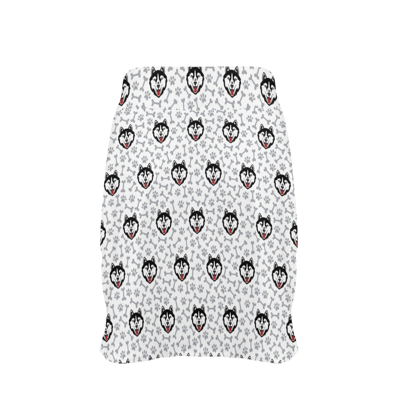 Siberian Huskies Print Design LKS305 17" Golf & Pickleball Skort with Pockets